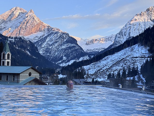 Your organiser while testing the brand new infintiy pool for you, back in March 2026