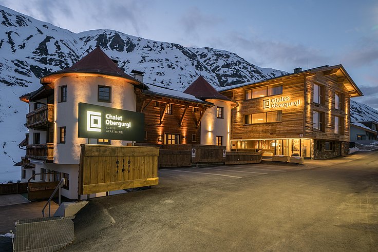 Chalet Obergurgl Luxury Apartments from streetside